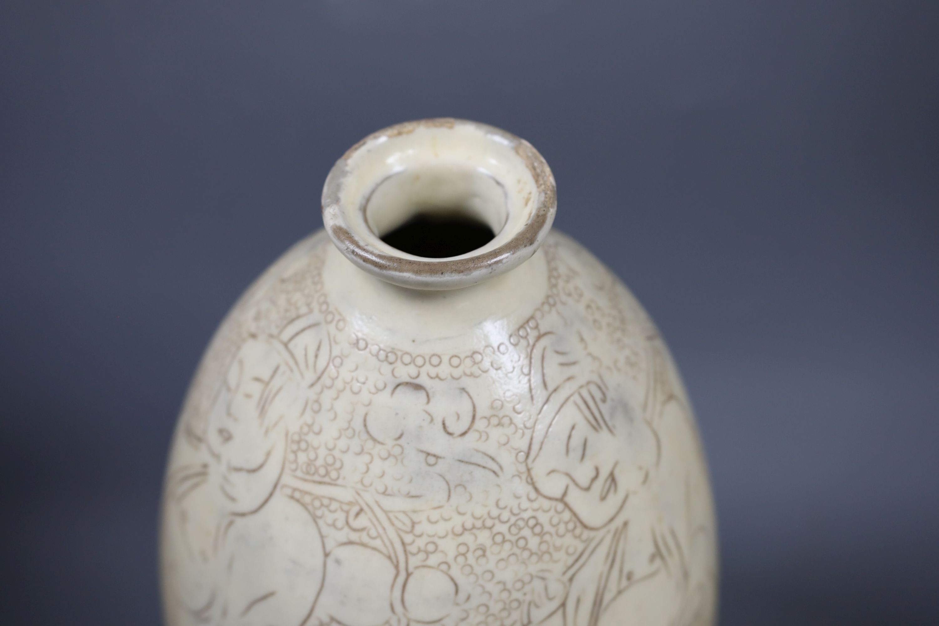 A Chinese Cizhou type vase, 36.5 cm high